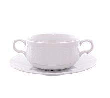 Набор бульониц 250мл 6шт с ручками низкие Недекорированный Bernadotte 