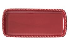 Блюдо прямоугольное 36*16см бургунди Tiffany Easy Life