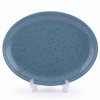 Блюдо овальное 32см Repast Lifestyle Articblue