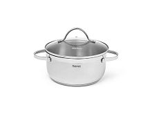 Кастрюля 2,1л 18*8,5см со стеклянной крышкой Luminosa