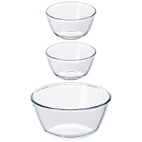 Набор салатников 19см 2х13см 3шт Crystal glass