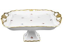 Поднос 34*29см н/н Мейсенский цветок Queen's Crown 