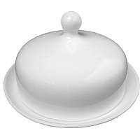 Масленка с крышкой 15см Royal White Tudor