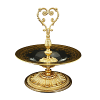 Фруктовница н/н с ручками 30см Timon s.r.l. Metal 1 plate disco big