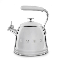Чайник со свистком 2,3л нержавеющая сталь Стиль 50-х гг Smeg 