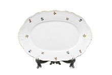 Блюдо овальное 32см 1шт Мелкие цветы Jeremy