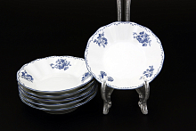 Набор розеток 11см б/р Синие розы (5наб кор)