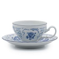 Набор чайных пар 155мл 6шт Синие розы Bernadotte