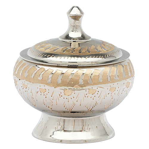 Шкатулка-сахарница 7,7см Firki nickle   Шкатулка-сахарница 7,7см Firki nickle