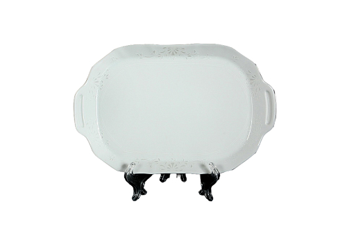 Поднос 23см Платиновый узор Bernadotte