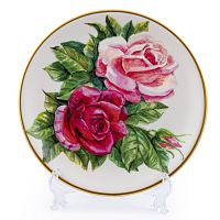 Набор тарелок 25см 6шт Rose White