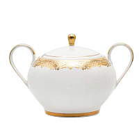 Супница с крышкой Favolla Creme Gold PBC Falkenporzellan