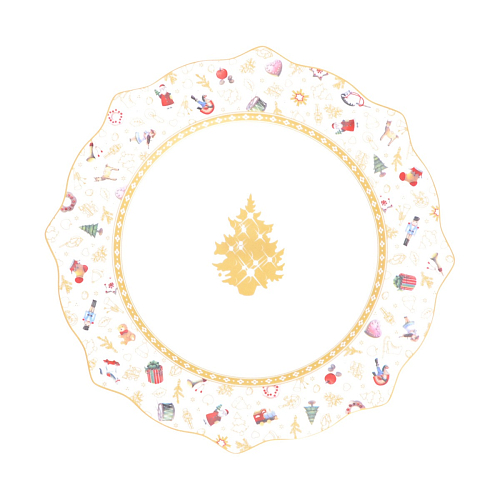 Тарелка 21см 1шт Toys Yellow Repast