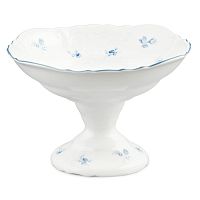 Фруктовница 23см на ножке Синий цветок Bernadotte