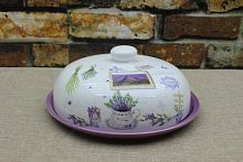 Блюдо для блинов с крышкой 23см Лаванда (кор=12шт) Блюдо для блинов с крышкой 23см Лаванда (кор=12шт)