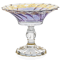 Конфетница 21см н/н Timon s.r.l. Piccadili steam violet gold