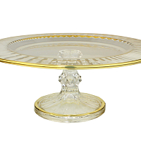 Тортница 32см н/н Diva Golden Rim AS Crystal