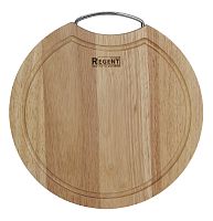Доска разделочная круглая 24см Linea Regent inox