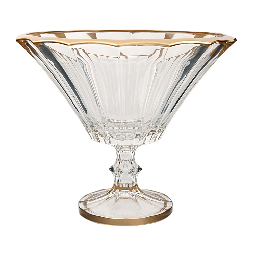 Конфетница 26,5см на ножке Venezia Nano Glass