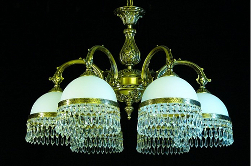 Люстра 6 рожковая патина Royal Bohemia