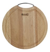 Доска разделочная круглая 24см Linea Regent inox