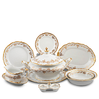 Сервиз столовый 6пер 26пр с супником c салат-ми Кастел Queen's Crown