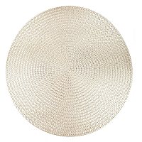 Салфетка сервировочная плейсмат 38 см Аjouré золото Nouvelle Daily