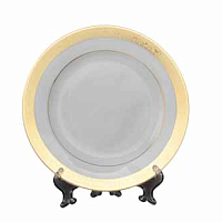 Набор тарелок 17см 6шт Constanza Creme Gold 3064 Falkenporzellan