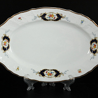 Блюдо овальное 34см Синеглаз (3шт кор) Bernadotte