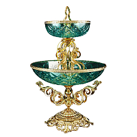 Конфетница 2 яруса Rozaperla