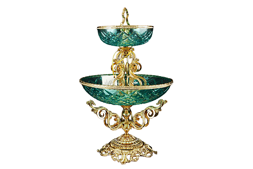 Конфетница 2 яруса Rozaperla