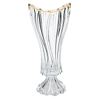 Ваза 40см на ножке Plantica Матовое золото Pallme Konig AS Crystal