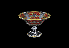 Конфетница 18см 1шт Flora's Empire Golden Red Light Decor