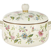 Кастрюля эмалированная 20см 2.6л Прованс Ejiry