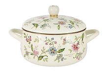 Кастрюля эмалированная 20см 2.6л Прованс Ejiry