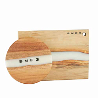 Smeg доски беж дуб 35*24 и круг19 см Smeg
