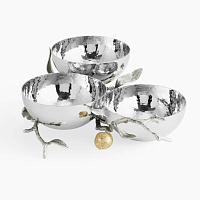 Менажница 24см Pomegranate Silver Michael Aram
