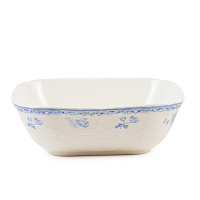 Салатник квадратный 20,5см Blue Flowers