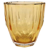 Набор стаканов 275мл 6шт Diamond Amber Мат-е золото Crystal Bohemia AS Crystal
