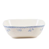 Салатник квадратный 20,5см Blue Flowers