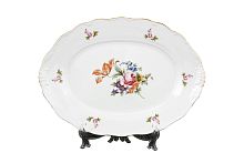 Блюдо овальное 36см 1шт Полевой цветок