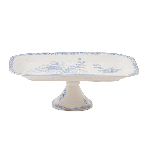 Поднос 25,5*16,5см на ножке Blue Flowers