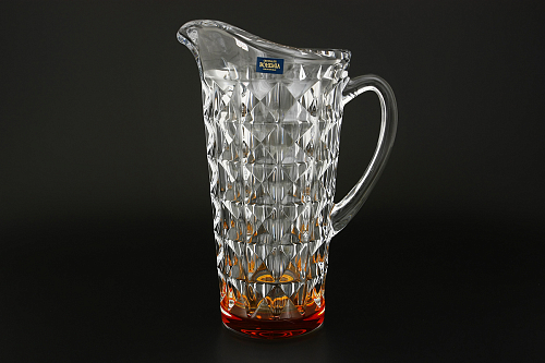 Графин 1,25л Diamond желтый Crystalite Bohemia