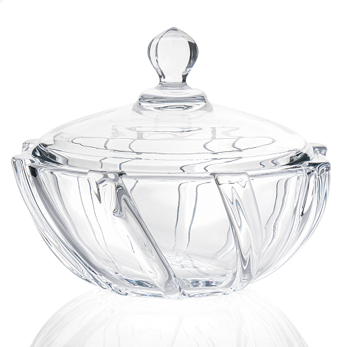 Конфетница 19см с крышкой Infinity Crystalite Bohemia