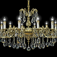 Люстра 12 рожковая патина Royal Bohemia