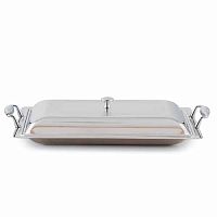 Поднос 40*28см с крышкой Arabesque Inox Brignani