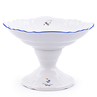 Фруктовница 25см на ножке 1шт Гуси 