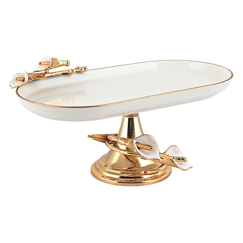 Блюдо овальное на ножке 30см Gala Блюдо овальное на ножке 30см Gala