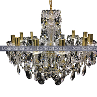 Люстра 12 рожковая золотые плафоны 4050
