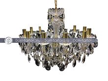 Люстра 12 рожковая золотые плафоны 4050